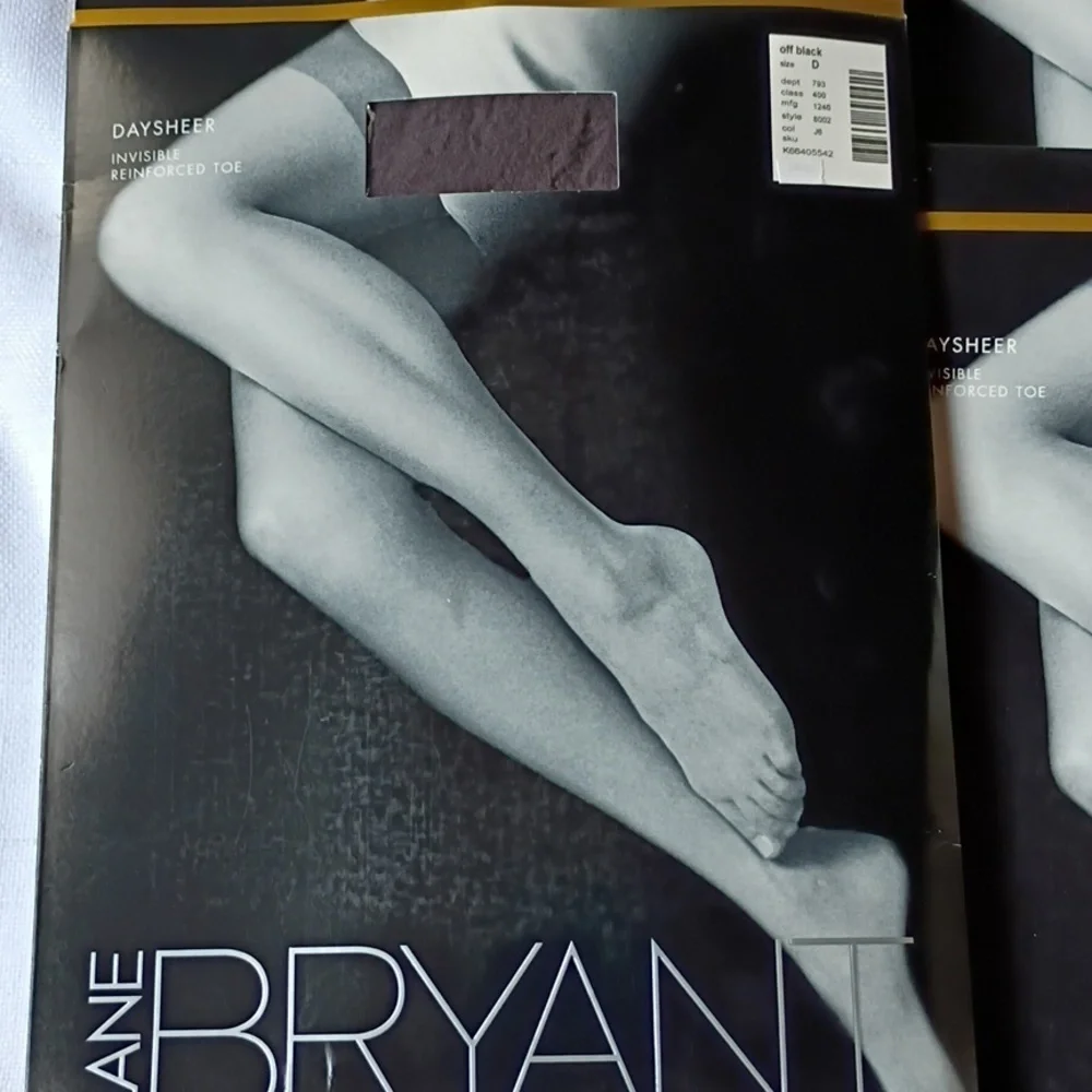 Lane Bryant Women's Daysheer Pantyhose Tan - and Gray Bundle Of 3 Size D